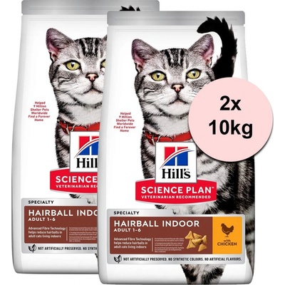 Hill’s Fel. Dry SP Adult HBC indoor cats Chicken 2 x 10 kg