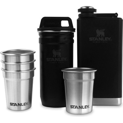 Stanley Dárkový set Adventure Series Placatka 4 panáky black 230 ml