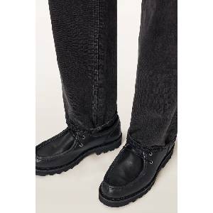 AllSaints половинки обувки мъжки от кожа Skiff Apron Shoe (M014FE)