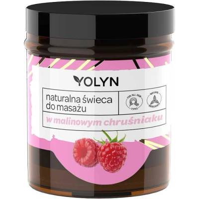 Yolyn Натурална масажна свещ Малина YOLYN Raspberry Massage Candle Outlet (YNC008074-A)