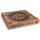 Wimex Krabica na pizzu mikrovlnitá lepenka kraft 40 x 40 x 5 cm