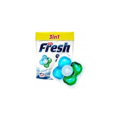 Fresh 3v1 Gélové kapsule na pranie 20 PD