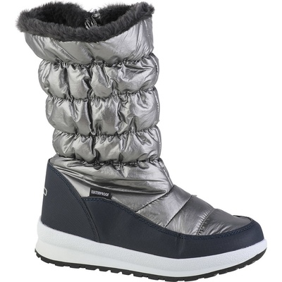 CMP Holse Wmn Snow Boot Wp 39Q4996 stříbrná