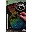 GRAFIX Dúhový škrabací obrázok leňochod