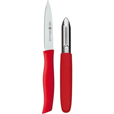 ZWILLING Нож за рязане и белачка за зеленчуци TWIN GRIP, червени, Zwilling (ZW38634000)