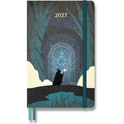 Moleskine Lord of Rings A5 týdenní 2027 modrý