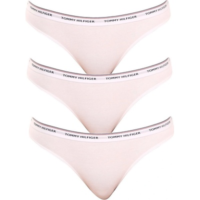 Tommy Hilfiger 3PACK dámske nohavičky (UW0UW00043 100) biele