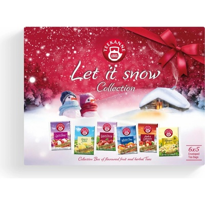 TEEKANNE Let it snow čajová kolekcia 6 x 5 sáčkov