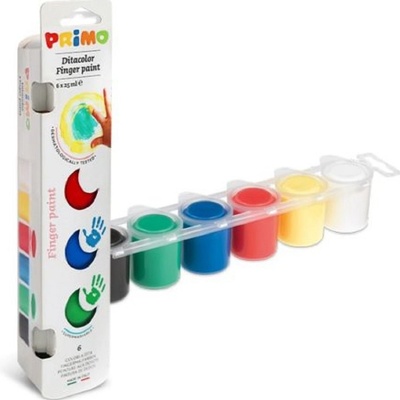 PRIMO Prstové barvy 6 x 25 ml
