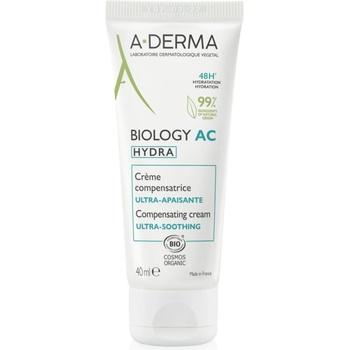 A-DERMA Biology AC Hydra хидратиращ и успокояващ крем с 48 часов ефект 40ml