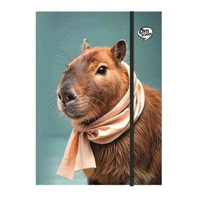 OPTISCHOOL Doska s gumičkou A4 "Capybara"