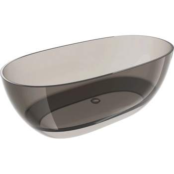 Mexen Pure бронзова самостоятелна вана прозрачна 170 x 80 cm, хромиран капак - 58071708018 (58071708018)