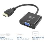 ACT AC7535 HDMI към VGA адаптер с аудио (0.25 м, 1080p) (AC7535)
