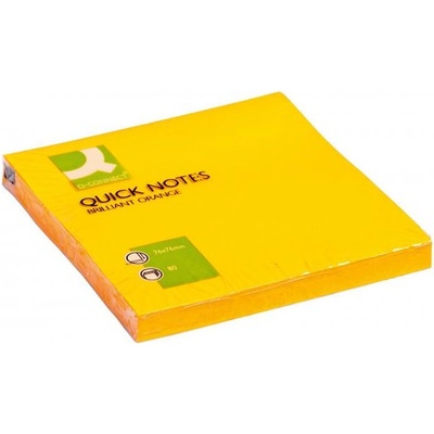 Q-CONNECT Bloček Q-CONNECT neónové 76x76mm oranžové (QC010517)