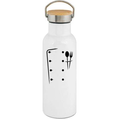 123TRIKO termoska Kuchařská uniforma, černý tisk 500 ml profese