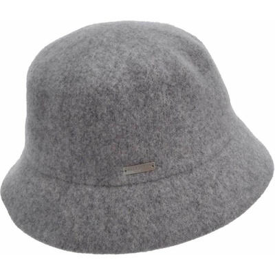 Seeberger Bucket hat zimní vlněný klobouček šedý