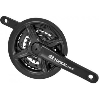 FORCE kľuky C8.5 Al, 175 mm 42/34 / 24z, čierne