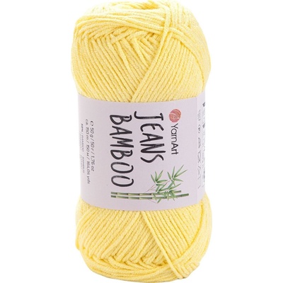 YARNART Jeans Bamboo 104 Yellow Плетива прежда (Jeans Bamboo 104)
