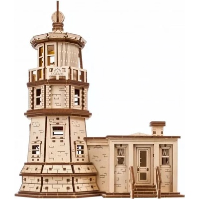 UGEARS Svietiace 3D puzzle Maják Split Rock 295 ks