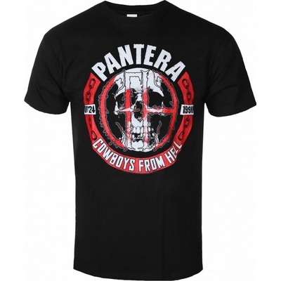 NNM tričko metal Pantera Skull Circle čierne