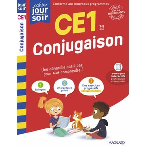 Conjugaison CE1 - Cahier Jour Soir | Amellal (2025)