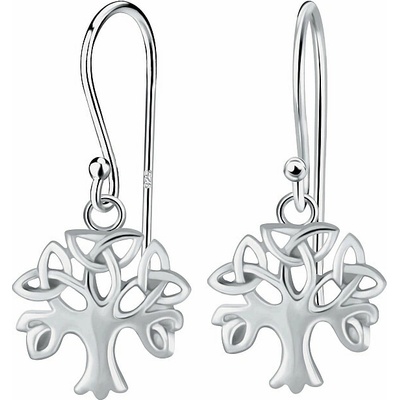 Nefertitis 36659 Stříbrné visací náušnice keltský Strom života NF64765 cca 24 mm, 1,4 g