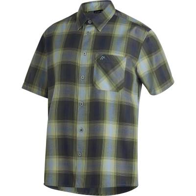 Maier Sports Мъжка риза с копчета Maier Sports Mauro Shirt - Blue / Green / Graphite / Check - размер 62 (EU) (033-1499-2618)