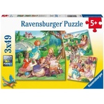 Ravensburger Пъзел Ravensburger от 3 x 49 части - Малки принцеси (05564) - ozone