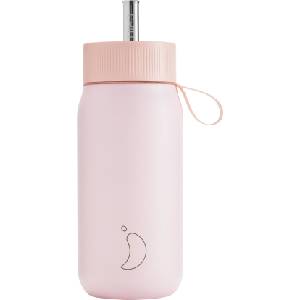 Chilly's Bottles Series 2 Термо чаша със сламка 750 мл, розов (C750S2SW90RBPNK)