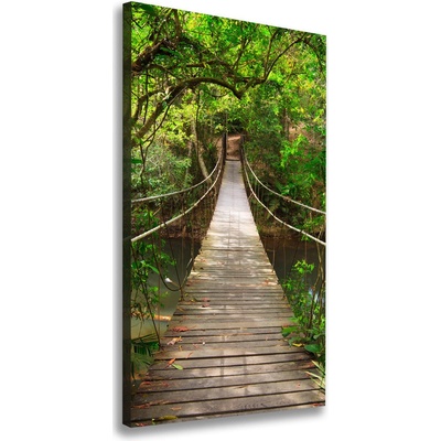 Vertikálny foto obraz canvas Visiace most 50x100 cm