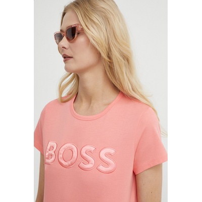 Boss Памучна тениска boss в лилаво 50514967 (50514967)