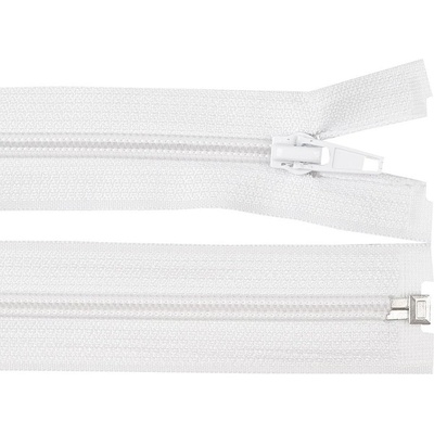 Spirálový zip No 5 délka 30 cm bundový POL, malé, 101 bílá