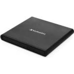 Verbatim Оптично устройство за лаптоп Verbatim Mobile DVD ReWriter USB 2.0 Black (Light Version) (53504)