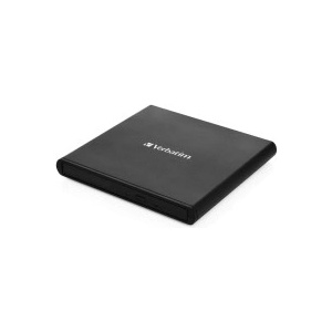 Verbatim Оптично устройство за лаптоп Verbatim Mobile DVD ReWriter USB 2.0 Black (Light Version) (53504)