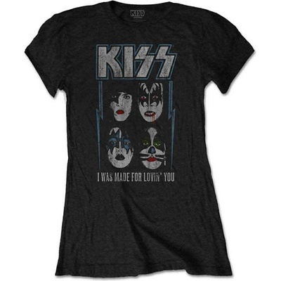 Kiss Made For Lovin' You Black L Дамски Риза (KISSTS09LB03)
