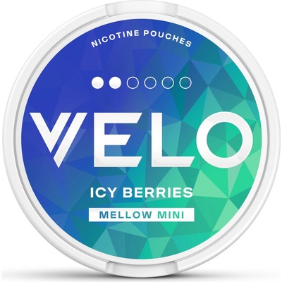 Velo icy berries 2 dots 6 mg/g 20 vrecúšok