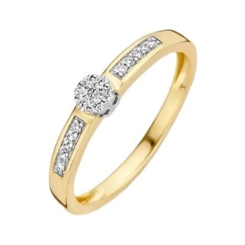 Blush Златен дамски пръстен с диаманти Blush 1623BDI (1623BDI)