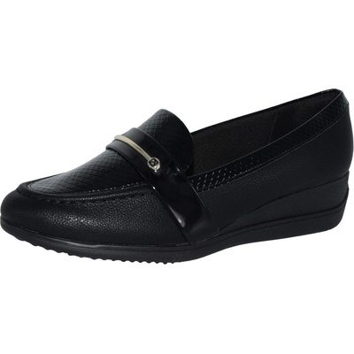 Piccadilly dámské mokasíny 117070-6 černá