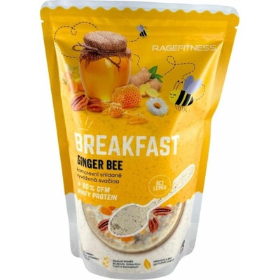 RageFitness Instantní rýžová kaše s Whey proteinem 0,6 kg