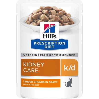 Hill's HILL'S PD Prescription Diet Feline k/d Chicken 85g - пакетче