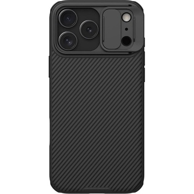Nillkin iPhone 17 Pro Max NILLKIN CAMSHIELD PRO MAGNETIC Пластмасов удароустойчив капак за телефон на ивици черен GP-174923 (GP-174923)