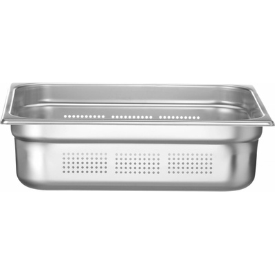 Perforovaná gasrronádoba GN 2/3 100 mm | HENDI, Profi Line inox