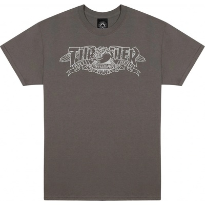 Thrasher ANTI HERO MAG BANNER TEE Charcoal