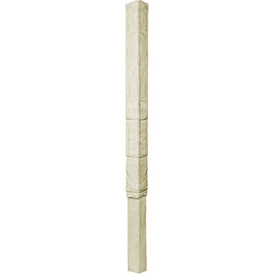 DITON Plotový systém NOVÁ TRÓJA Velikost: 13 x 13 x 331, Varianta: Nová Trója - sloupek 260 koncový pískový, Povrch: natur, reliéfní