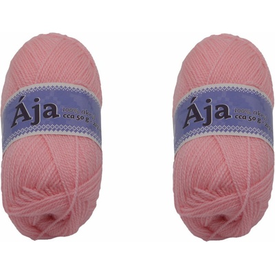 BELLATEX SET 2 ks Priadza Ája NGM 50 g, 939 ružová
