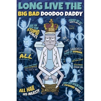Plakát Rick & Morty: Doodoo Daddy (61 x 91,5 cm)