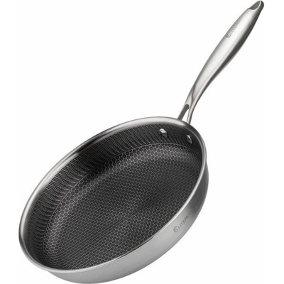 Elitehoff OCELOVÁ PÁNEV 26 CM S VOŠTINOVÝM POVLAKEM E-7548