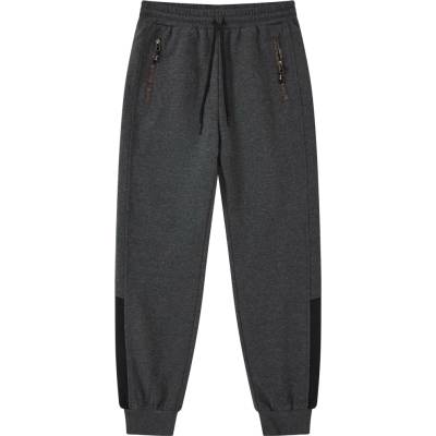 Wolf T2476 chlapecké tepláky tm šedý melír