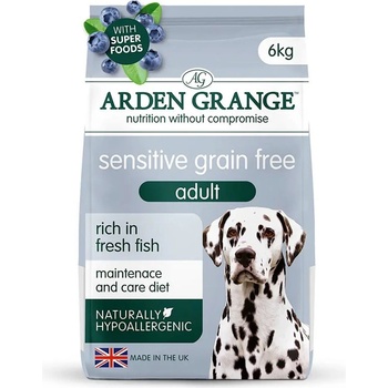 Arden Grange Sensitive Ocean White Fish & Potato 6 кг