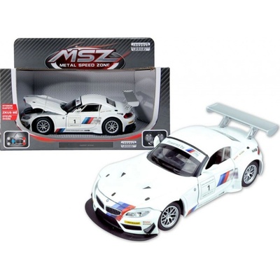 HM Studio kovový model BMW Z4 GT3 bílé 1:24